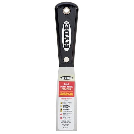 Hyde 1-1/4 in. Bs Hcs Flex Putty Knife 02000 2000